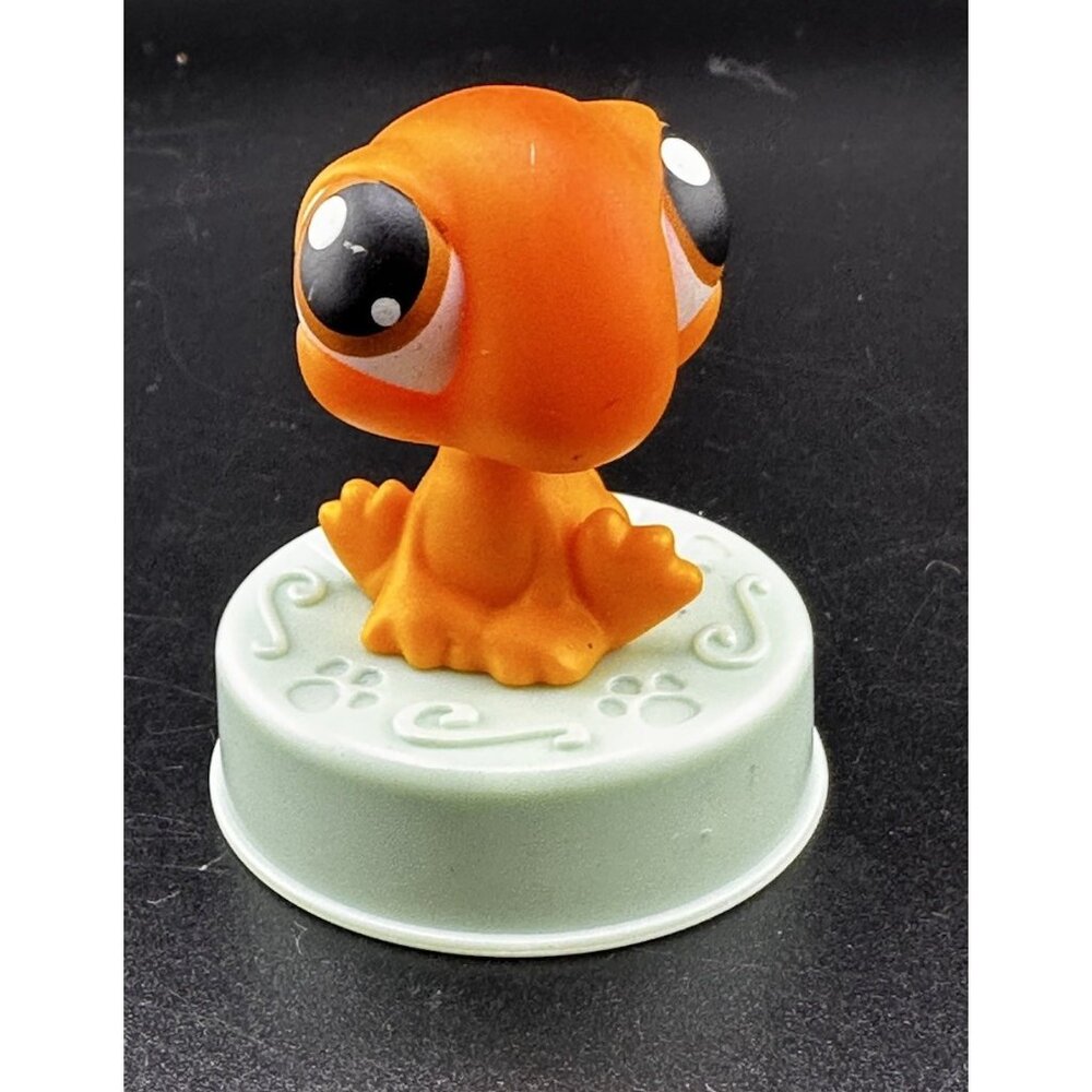 Littlest Pet Shop LPS Orange Salamander 2006 McDonalds Happy Meal Toy‎
